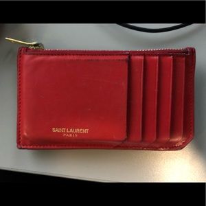 Authentic Saint Laurent Fragments Card holder